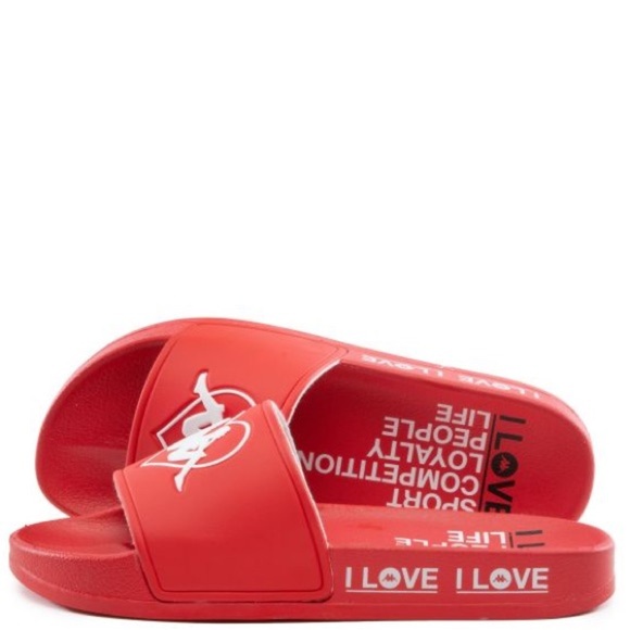 Kappa Other - KAPPA AUTHENTIC AASIAAT 1 SLIDES Unisex – Red-white size 6